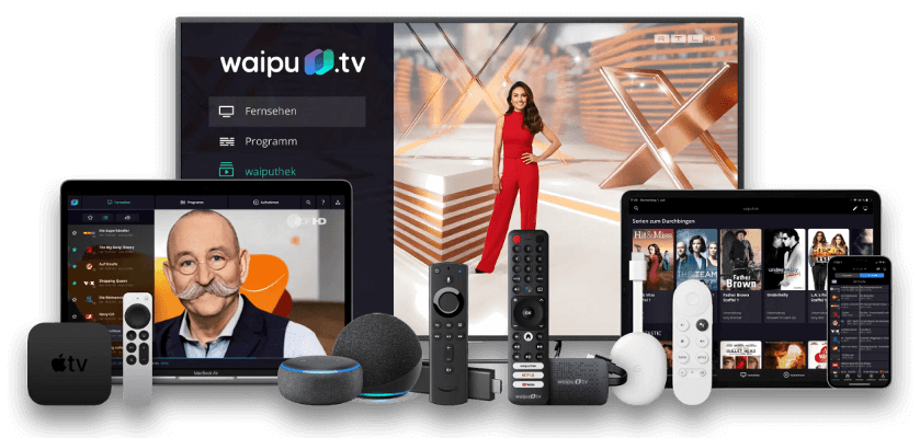 waipu.tv Werbeplakat waipu.tv Werbeplakat